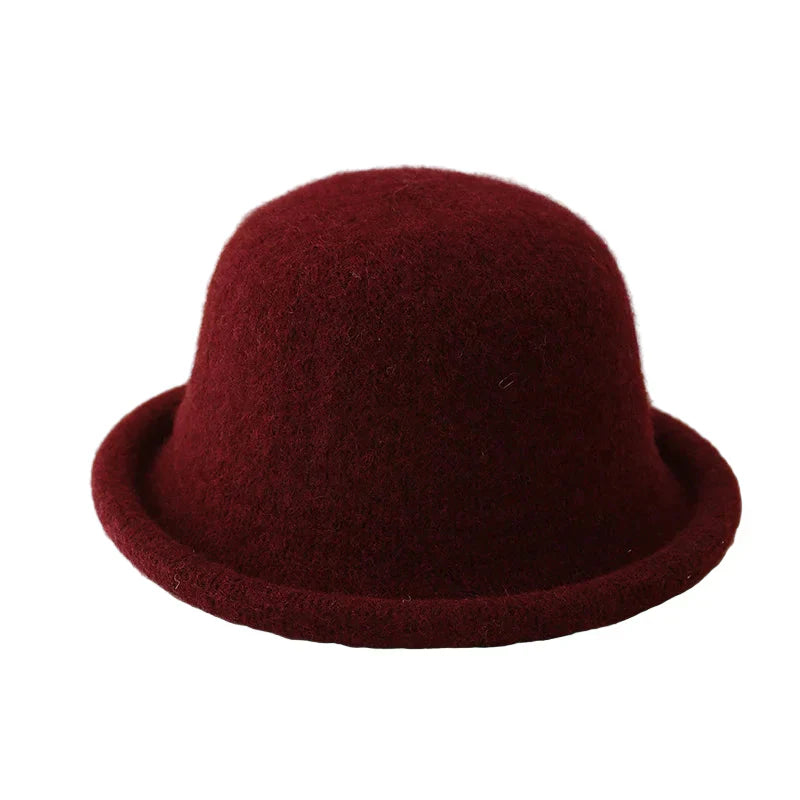 Sterling Chirac™ Bowler Wool Blend Rolled Brim Hat