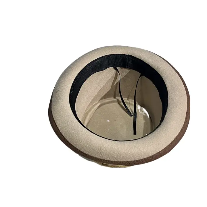 Sterling Clarence Porkpie™ Wool Hat Feather Detail