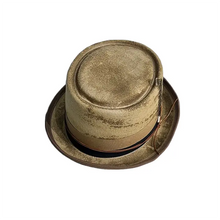 Sterling Clarence Porkpie™ Wool Hat Feather Detail