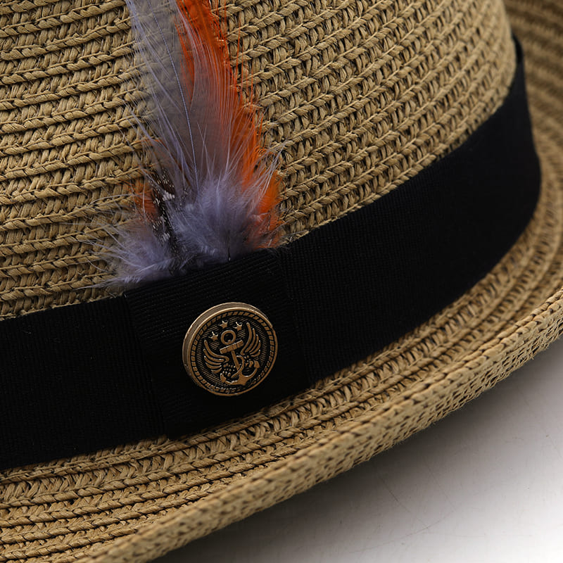 Sterling Delmare Feather™ Trilby Vegetable Fiber Feather Band