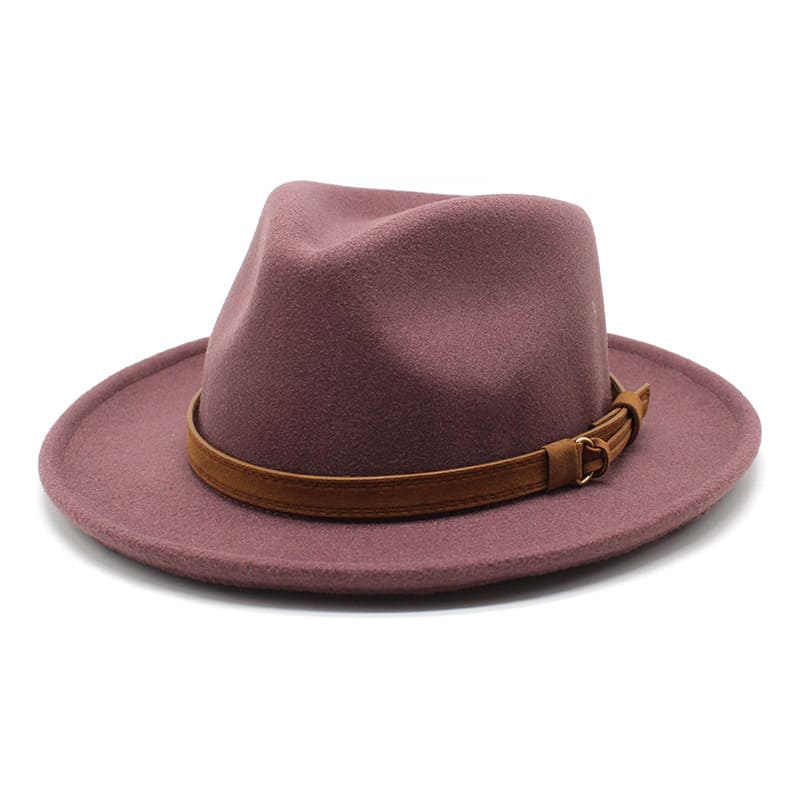 Sterling Denis Fedora™ Wool Felt Pinched Crown Ribbon Band