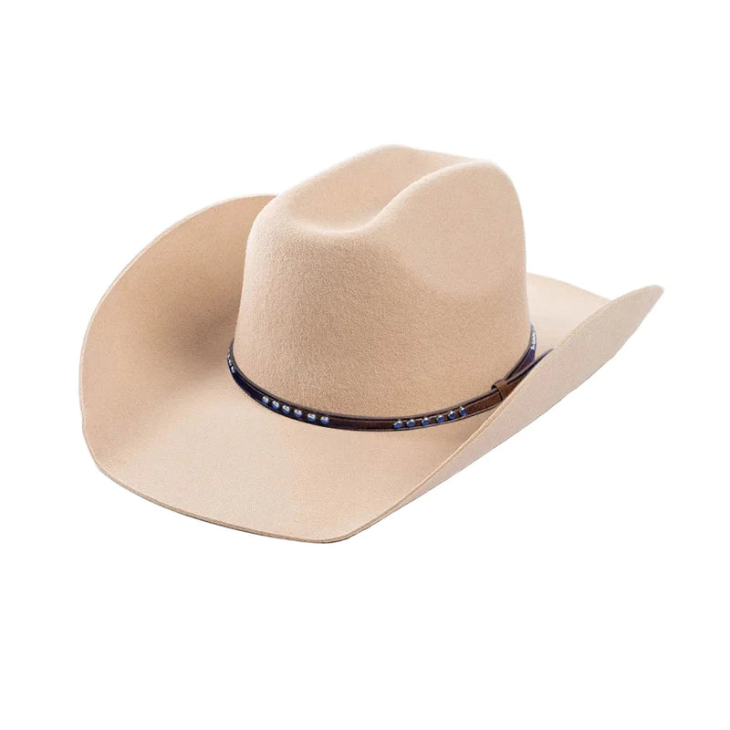 Sterling Denton™ Wool Cowboy Hat Wide Brim Crown Band