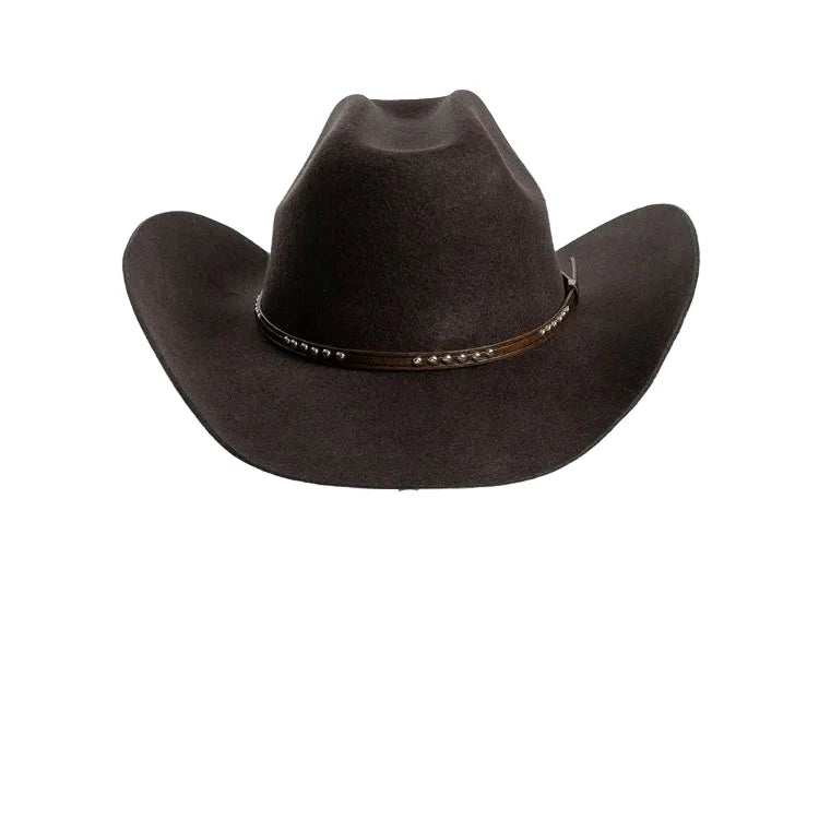 Sterling Denton™ Wool Cowboy Hat Wide Brim Crown Band