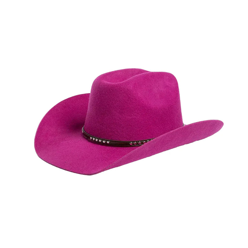 Sterling Denton™ Wool Cowboy Hat Wide Brim Crown Band