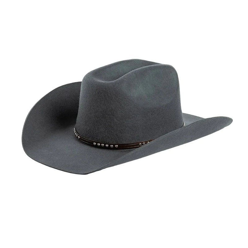 Sterling Denton™ Wool Cowboy Hat Wide Brim Crown Band