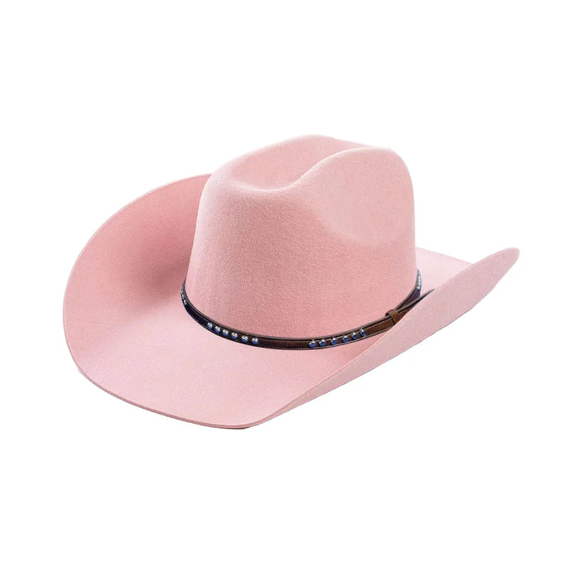 Sterling Denton™ Wool Cowboy Hat Wide Brim Crown Band