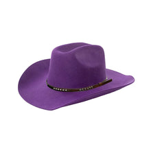 Sterling Denton™ Wool Cowboy Hat Wide Brim Crown Band