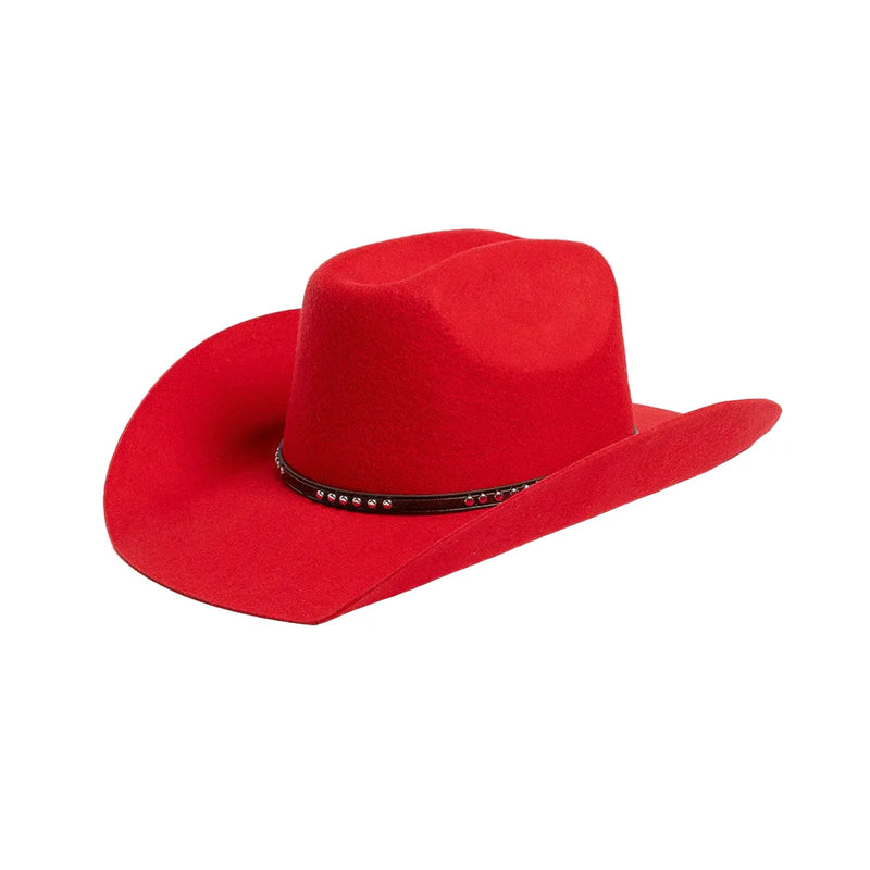 Sterling Denton™ Wool Cowboy Hat Wide Brim Crown Band