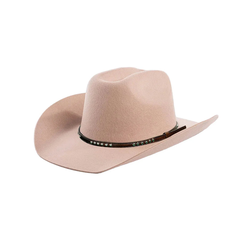 Sterling Denton™ Wool Cowboy Hat Wide Brim Crown Band