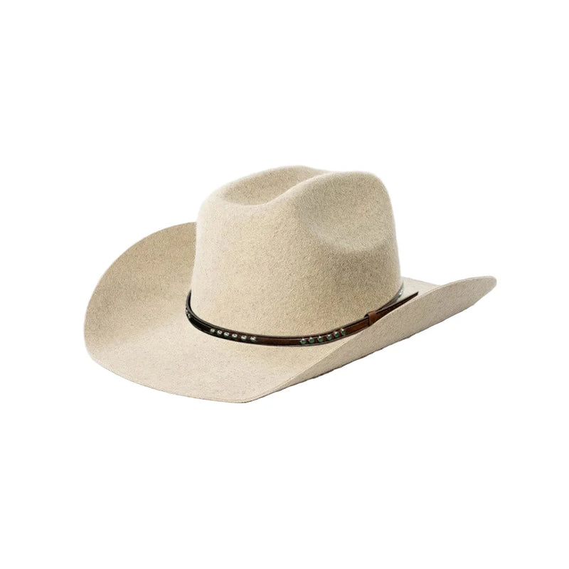 Sterling Denton™ Wool Cowboy Hat Wide Brim Crown Band