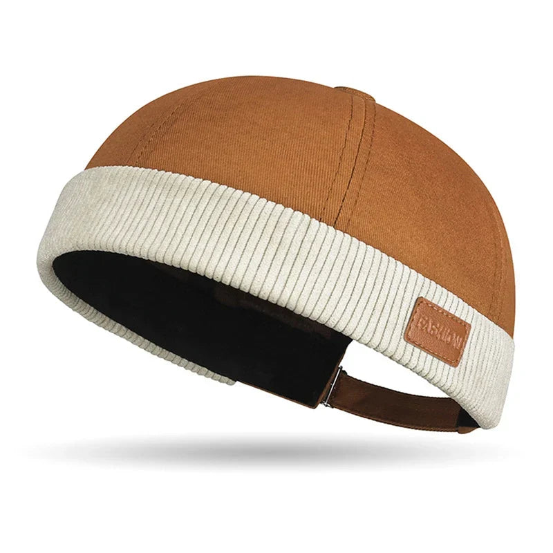 Sterling Digbeth Brimless™ Docker Cap Cotton Contrast Cuff
