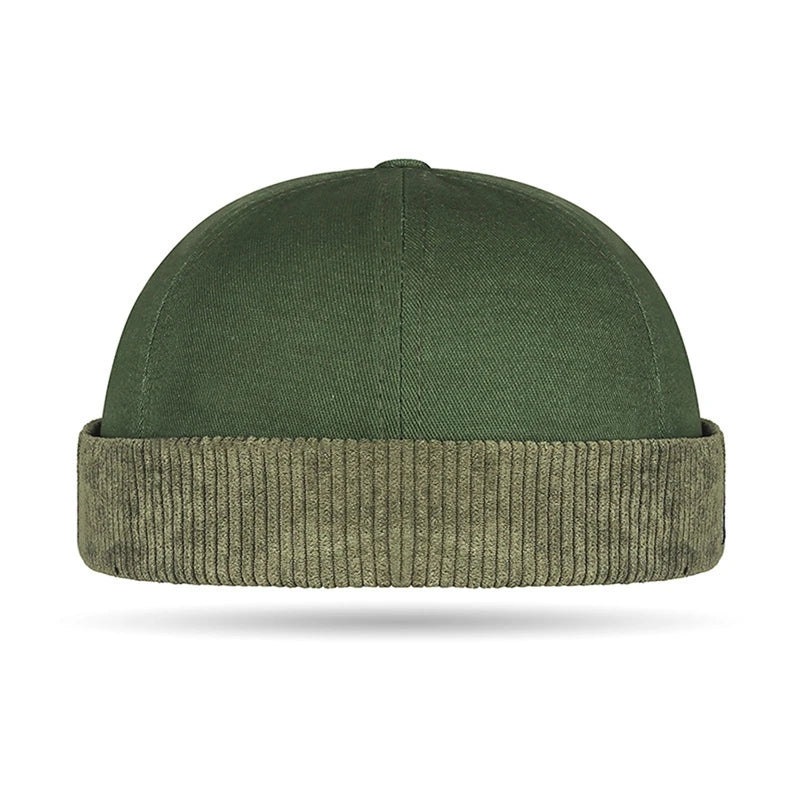 Sterling Digbeth Brimless™ Docker Cap Cotton Contrast Cuff