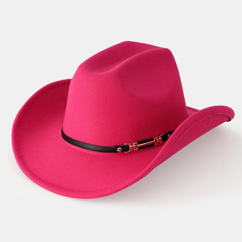 Sterling Leather Belt Decor Cowboy Hat™ Wide Brim Belt Band