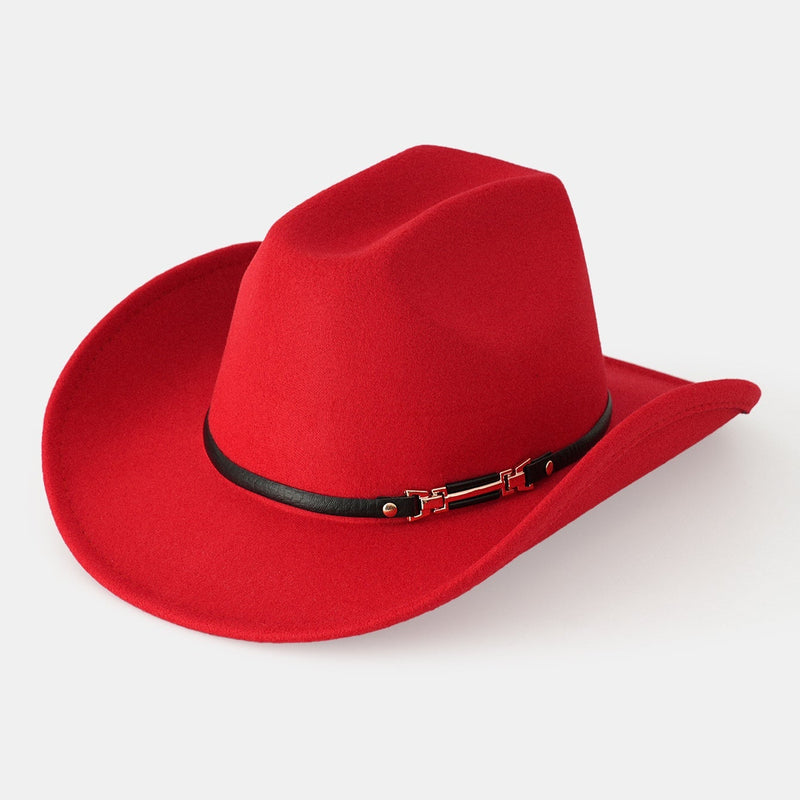 Sterling Leather Belt Decor Cowboy Hat™ Wide Brim Belt Band