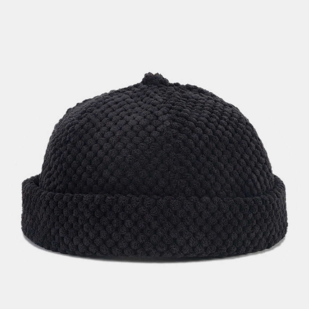 Sterling Retro Corduroy Solid Beanie Hat™ Low Crown Soft Ribbed