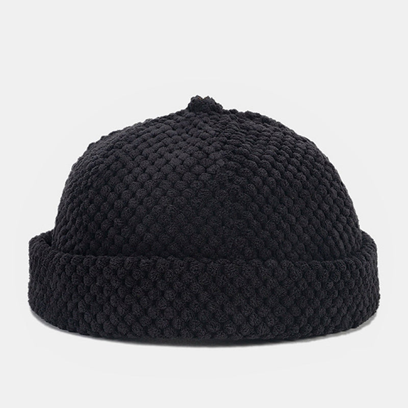 Sterling Retro Corduroy Solid Beanie Hat™ Low Crown Soft Ribbed