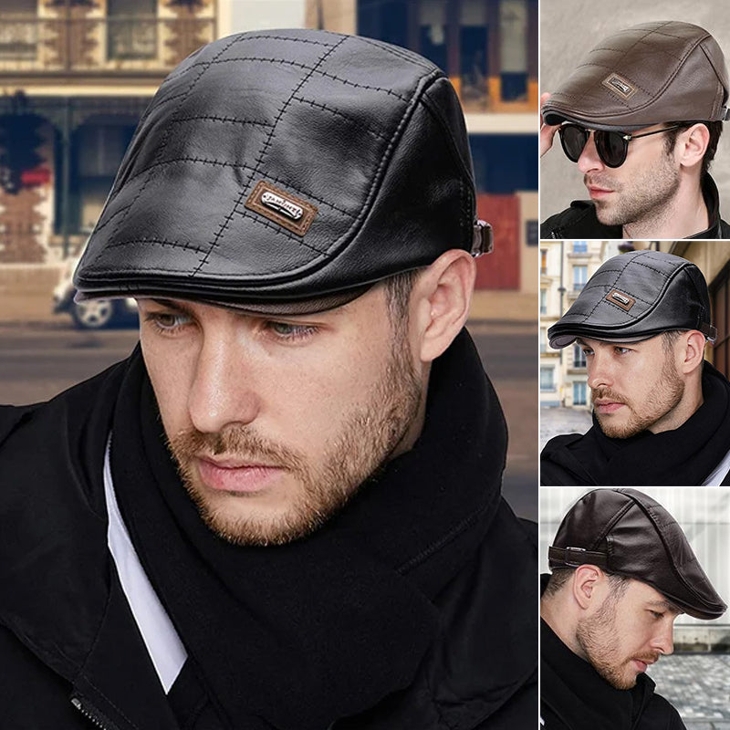 Sterling New Leather Beret™ Flat Leather Look Soft Band