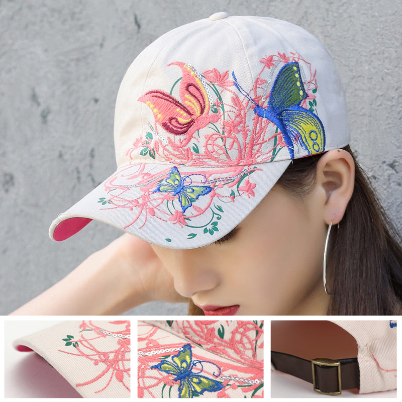 Sterling Adjustable Breathable Embroidered Sun Hat™ Wide Brim Visor
