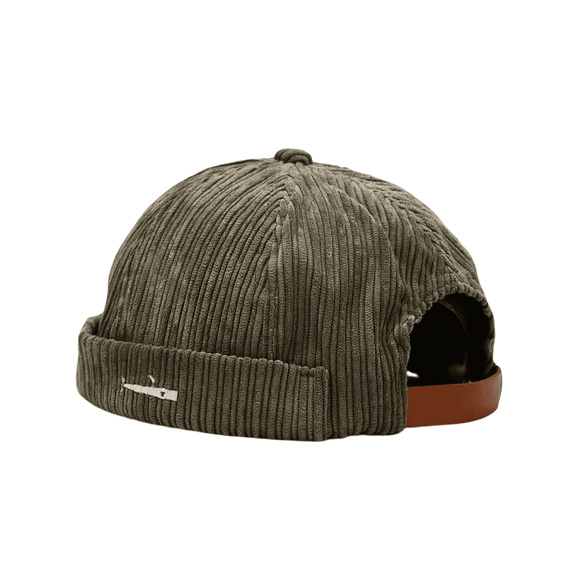 Sterling Fisherman™ Corduroy Docker Cap Ribbed Texture