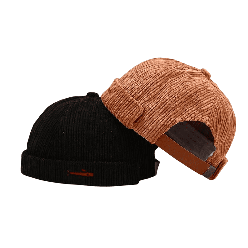 Sterling Fisherman™ Corduroy Docker Cap Ribbed Texture