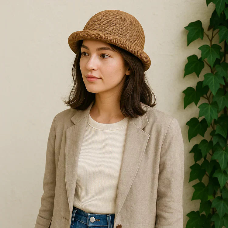 Sterling Florence Bowler™ Hat Cotton Rolled Brim