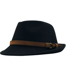 Sterling Franklin™ Wool Trilby Hat Short Brim Leather Band