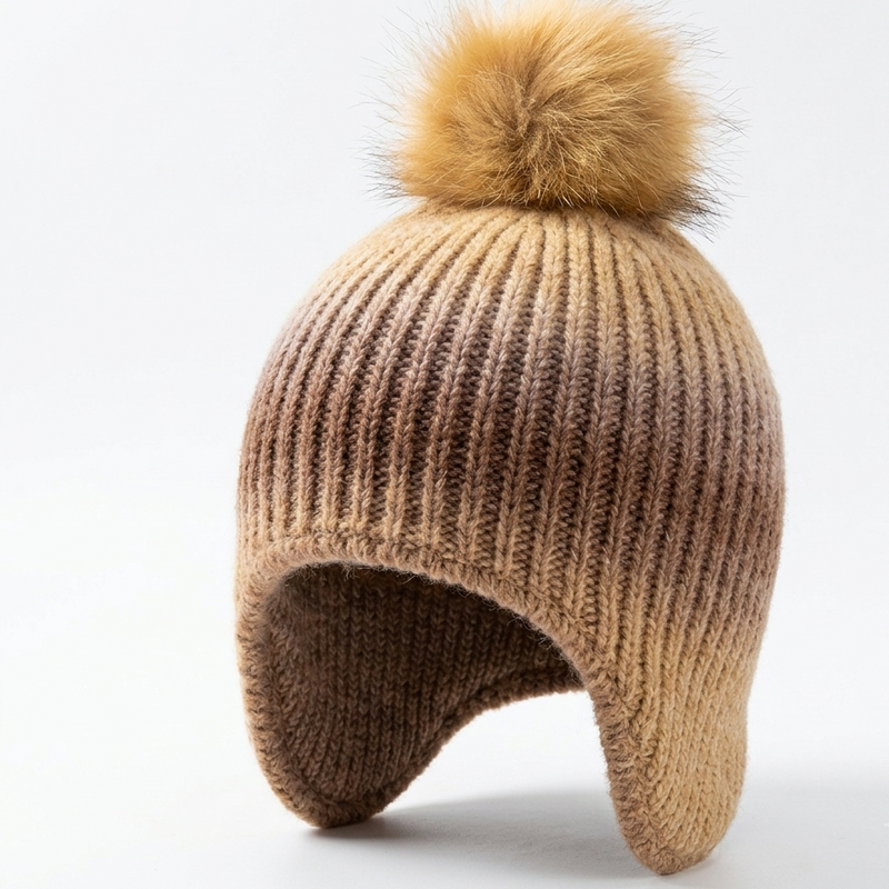 Sterling Aurelia Gradient Knit Beanie™ with Fleece Lining