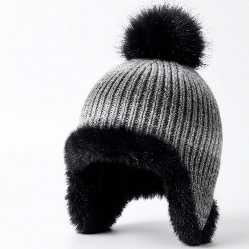 Sterling Aurelia Gradient Knit Beanie™ with Fleece Lining
