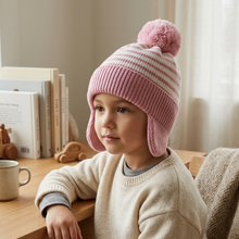Sterling Elowen Kids Knit™ Earflap Hat with Pompom