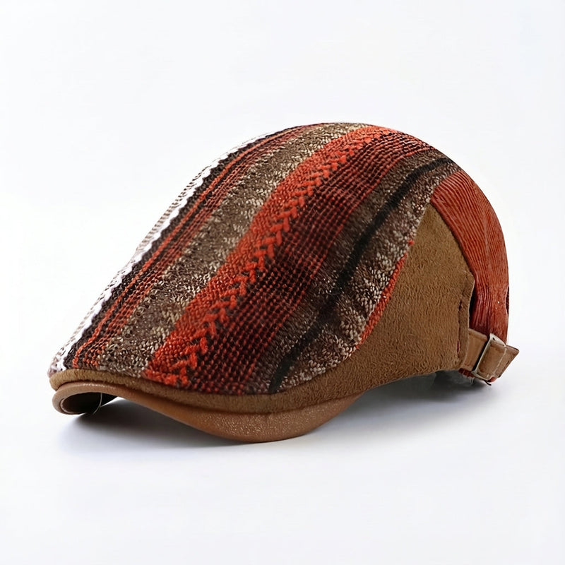 Sterling Benson Flat Cap™ Adjustable Textured Weave Curved Brim