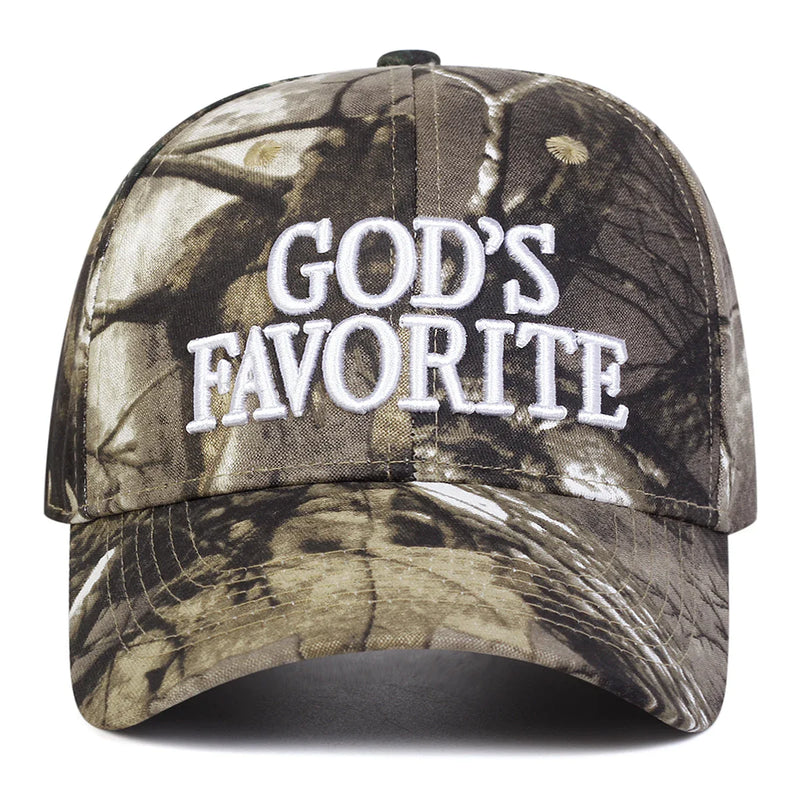 Sterling God's Favorite Camouflage Baseball Cap™ Cotton Embroidery