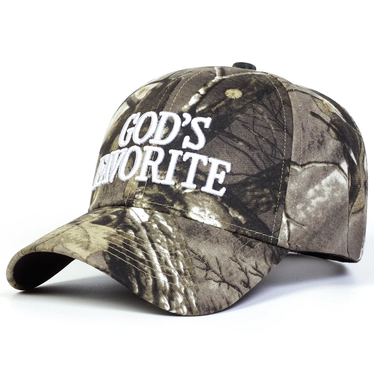 Sterling God's Favorite Camouflage Baseball Cap™ Cotton Embroidery