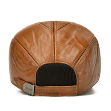 Sterling Greeley Baseball™ Cap Cowhide Leather Adjustable Back