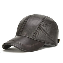 Sterling Greeley Baseball™ Cap Cowhide Leather Adjustable Back