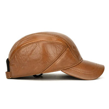 Sterling Greeley Baseball™ Cap Cowhide Leather Adjustable Back