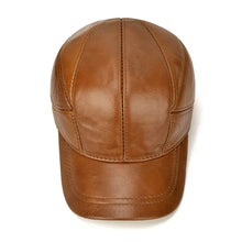 Sterling Greeley Baseball™ Cap Cowhide Leather Adjustable Back