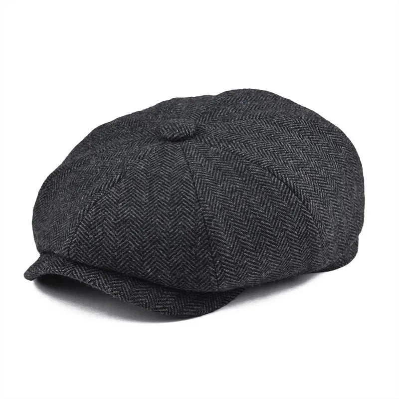 Sterling Wool Blend Newsboy Cap™ With Eight Panel Crown