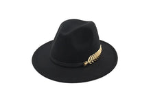 Sterling Golden Leaf Fedora Hat™ Elegant Style With Distinctive Touch