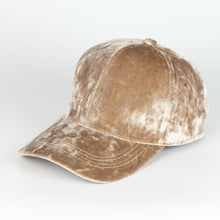 Sterling Velvet Baseball Cap™ for Women Curved Velvet Strap