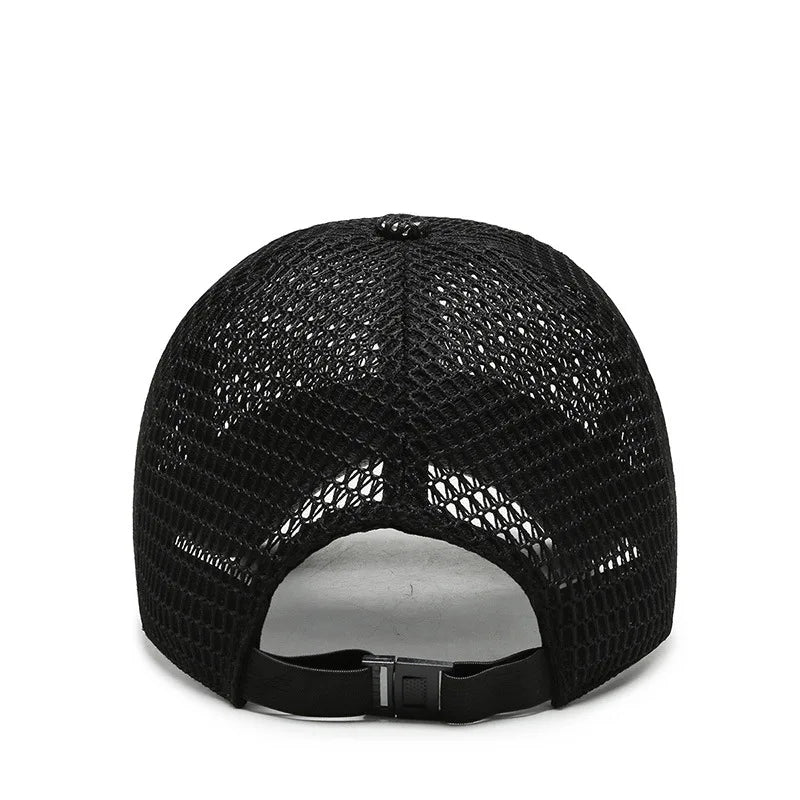Sterling Summer Mesh™ Snapback Cap Black Vent Back