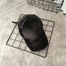 Sterling Velvet Baseball Cap™ for Women Curved Velvet Strap