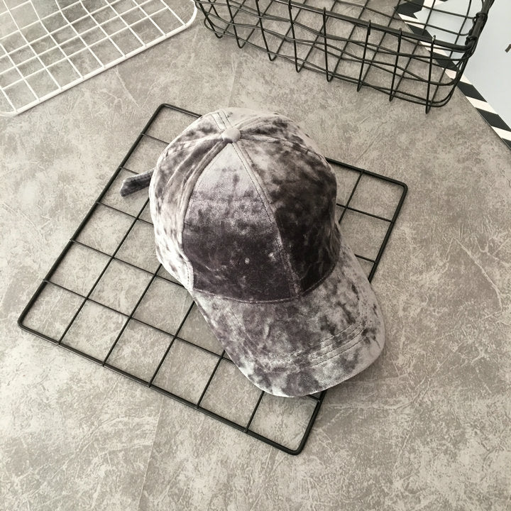 Sterling Velvet Baseball Cap™ for Women Curved Velvet Strap