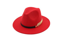 Sterling Golden Leaf Fedora Hat™ Elegant Style With Distinctive Touch