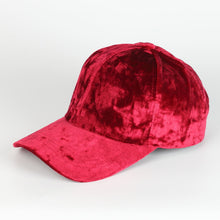Sterling Velvet Baseball Cap™ for Women Curved Velvet Strap