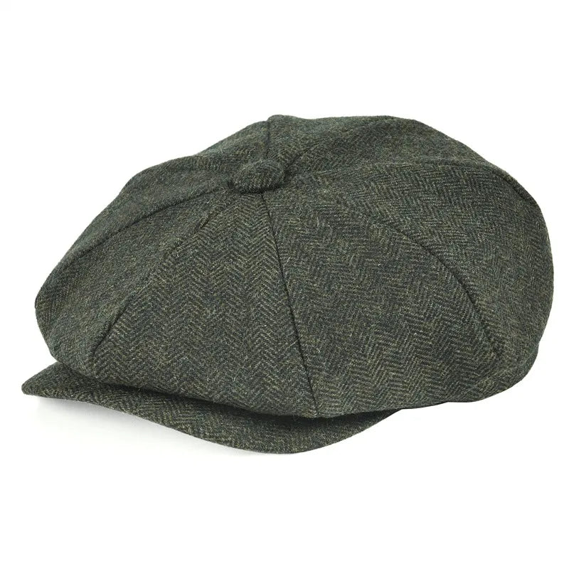 Sterling Wool Blend Newsboy Cap™ With Eight Panel Crown