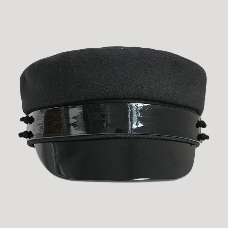 Sterling BG-HJM020 PU Leather Newsboy Cap™ With Flat Visor