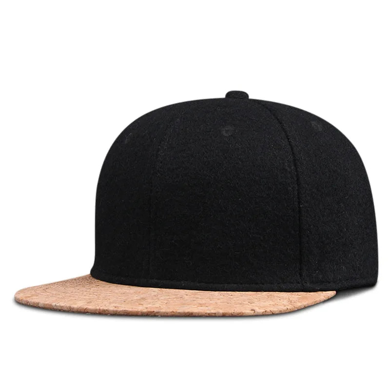 Sterling Dad Wool Blend Flat Peak Cap Extended Sizing