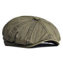 Sterling™ Washed Cotton Newsboy Cap with Short Visor