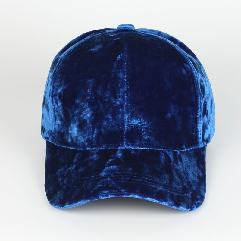 Sterling Velvet Baseball Cap™ for Women Curved Velvet Strap