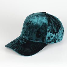 Sterling Velvet Baseball Cap™ for Women Curved Velvet Strap